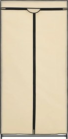 vidaXL Ντουλάπα Κρεμ 75x50x160 εκ.