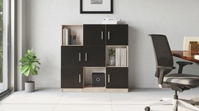 Multi Purpose Cabinet Vo7-Ob Oak
Black