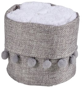 Σετ Πετσέτες Χεριών 4τμχ Soft White Με Καλάθι 4012 Das Home
