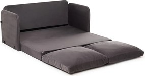 Διθέσιος Καναπές Κρεβάτι Γκρι SAGA 128x70x66