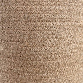 vidaXL Σετ Γλαστρών 2 pcs Φυσικό Ø 21 x 21 εκ 100% Γιούτα Τοσσά