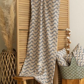 Ριχτάρι Pinovo Grey-Raf Aslanis Home Διθέσιο 180x250cm Βαμβάκι-Πολυέστερ