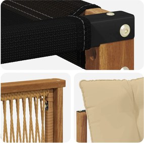 vidaXL Σειρά Καναπέ Εξωτερικού 7 pcs Φυσικό και Μπεζ