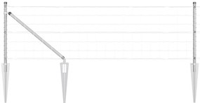 vidaXL Euro Fence με 13 Άγκιστρα 0.6x25 μ Γαλβανισμένο Ατσάλι