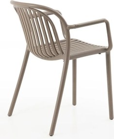 Πολυθρόνα Choho pp σε cappuccino απόχρωση 57x50x77