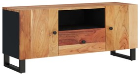 vidaXL Έπιπλο Τηλεόρασης 105x33,5x46 εκ Μασίφ Ξύλο Ακακίας &amp; Επ. Ξύλο
