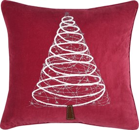 Χριστουγεννιάτικο Μαξιλάρι (45x45) S-F Decor Red C1C764003