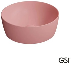 GSI Sand Επικαθήμενος Νιπτήρας Πορσελάνης Φ40 Blush