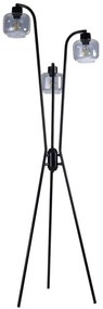 Φωτιστικό Δαπέδου 534LUN5471 Φ45x180cm 3xE27 40W Fume-Black Opviq