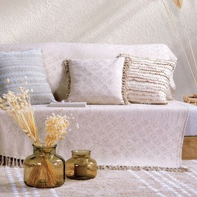 Ριχτάρι Awesome Beige Nef-Nef Three-Seater 180x300cm Cotton-Polyester