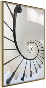 Αφίσα - Twisted Steps - 40x60 - Χρυσό - Χωρίς πασπαρτού