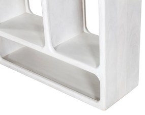 ΒΙΒΛΙΟΘΗΚΗ HANDYR HM9707 ΜΑΣΙΦ ΞΥΛΟ MANGO ΣΕ ΛΕΥΚΟ ΧΡΩΜΑ 100x35x165Yεκ.