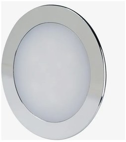 LED mini Πάνελ V-TAC 24W  στρογγυλό Νίκελ Χρώμιο Ψυχρό Λευκό