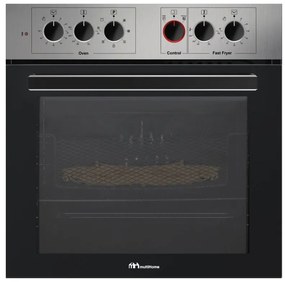 MultiHome MH-6095 IX Φούρνος κάτω Πάγκου 65lt χωρίς Εστίες Π59.5εκ Inox