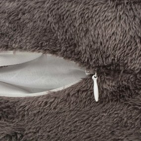 vidaXL Μαξιλάρι Ρίψης Ριγέ 2 pcs Γκρι 50 x 50 cm Πολυεστέρας