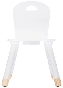 Παιδική καρέκλα Playful pakoworld λευκό 32x31.5x50εκ