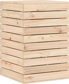 vidaXL Καλάθι Ρούχων 44x44x66 εκ. από Μασίφ Ξύλο Πεύκου