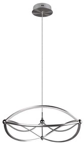 Φωτιστικό Οροφής Charivari 321210107 SMD-LED D62x150cm Nickel Trio Lighting Metal