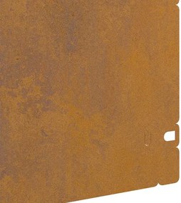 vidaXL Περιγράμματα γκαζόν 20 pcs Σκ rusty 103 x 0,05 x 22 εκ