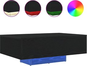 vidaXL Μαύρη Δρυς 85 x 55 x 31 cm Επεξεργασμένο Ξύλο