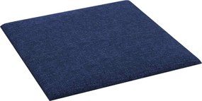 vidaXL Κεφαλάρι Τοίχου 12 pcs 30 x 30 cm Μπλε ύφασμα