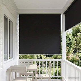 vidaXL Ρολό Κουρτίνα UV Προστασία Ανθρακί 200 x 140 cm Πολυεστέρας