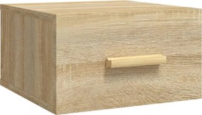 vidaXL Κομοδίνα Επιτοίχια Sonoma Δρυς 35 x 35 x 20 εκ.