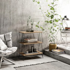 Βοηθητικό Τραπεζάκι Πεύκο FLEFUN 46x30x76