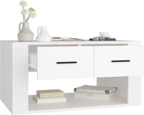 vidaXL Τραπεζάκι Σαλονιού Λευκό 80 x 50 x 40 εκ. Επεξεργασμένο Ξύλο