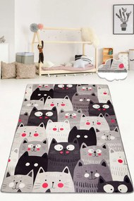 Χαλί Cats Djt Grey-Multi Conceptum Hypnose 80X150cm