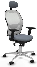 Καρέκλα γραφείου με κεφαλάρι Piqueras y Crespo 2D086N1 Γκρι