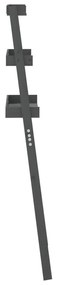 Ραφιέρα Για Τουαλέτα Γκρι 63,5x32x179 εκ. Μασίφ Ξύλο Πεύκου - Γκρι