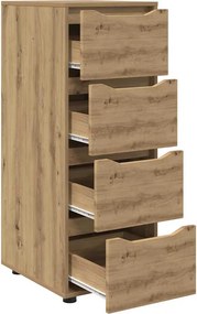 vidaXL Ντουλάπι αποθήκευσης 40 x 48 x 105 εκ Επεξεργασμένο ξύλο