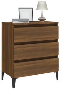 vidaXL Συρταριέρα Καφέ Δρυς 60 x 35 x 69 εκ. από Επεξεργασμένο Ξύλο