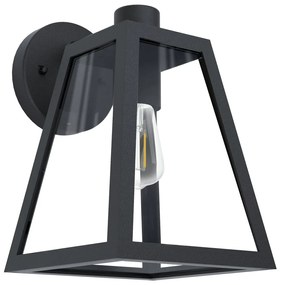 Φωτιστικό Επίτοιχο Eglo 98719 MIRANDOLA Μαύρο Ματ (Black Mat)
