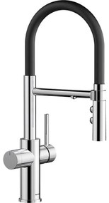 Blanco Catris-S Flexo Chrome Μπαταρία Κουζίνας Για Φίλτρο Με Ντουζ