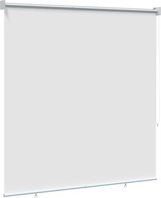 vidaXL Ρολό Κουρτίνα UV Προστασία Λευκό 140 x 140 cm Πολυεστέρας