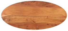 vidaXL Επιφάνεια Τραπεζιού Οβάλ 100x40x3,8 εκ. Μασίφ Ξύλο Ακακίας