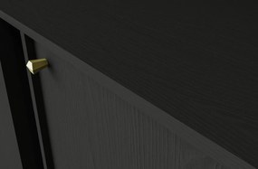 Μπουφές Siera 2F Shelf-Μαύρο