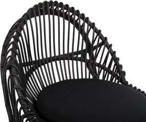 ΠΟΛΥΘΡΟΝΑ ENTROPY HM9840.03 ΦΥΣΙΚΟ RATTAN ΜΕ ΜΑΞΙΛΑΡΙ-ΜΑΥΡΟ 80x97x85Υεκ.