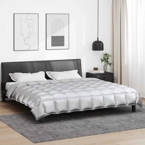 vidaXL Χειμερινό Παπλωματοθήκη 200 x 220 cm 450 gsm Ασημί