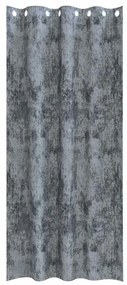 vidaXL Κουρτίνα με κουρτίνες 2 pcs Ασημί γκρι 245 x 140 εκ. Βελούδο