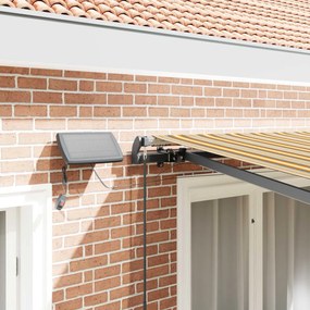 vidaXL Αναδιπλούμενη τέντα Πολύχρωμο 300 x 250 εκ Ύφασμα και αλουμίνιο
