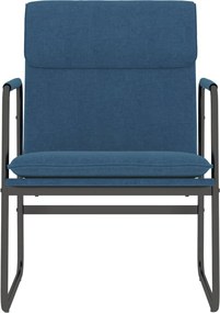vidaXL Πολυθρόνα Μπλε 55x64x80 εκ. Υφασμάτινη