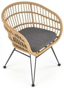 K456 chair natural/grey DIOMMI V-CH-K/456-KR