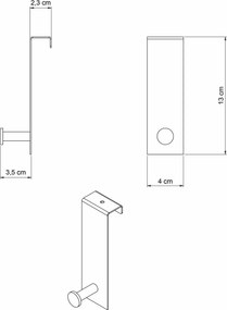 Κρεμαστράκι Πόρτας Grekon 301 Yellow