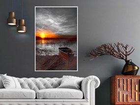 Αφίσα - Rising Sun - 30x45 - Χρυσό - Χωρίς πασπαρτού