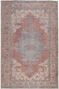 Χαλί Plumeria 5525-01 Red-Multi Βιοκαρπέτ 160X230cm