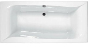 Carron Linea Carronite Μπανιέρα Υδρομασάζ Λευκή 190x90cm