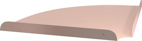 vidaXL Πλωτό ράφι με ράφι με αποθήκευση 4 pcs Ροζ 30 x 30 x 2 εκ.